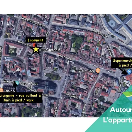 Le Jeannin ★ Cosy & Clean ★ Appartement Dijon
